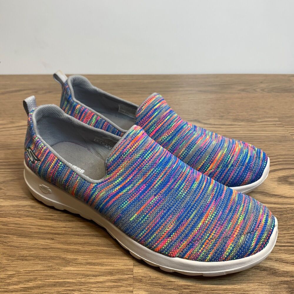 Skechers Go Walk GoGa Max Womens Multicolor Slip on Walking Shoes Size 9.5